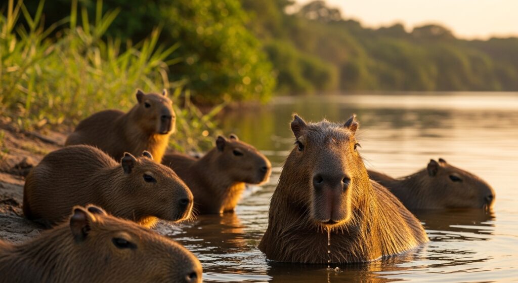 Capybaras