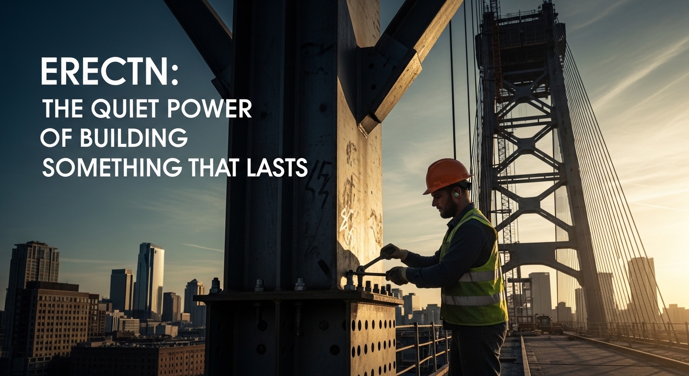 Erectn: The Quiet Power of Building Something That Lasts